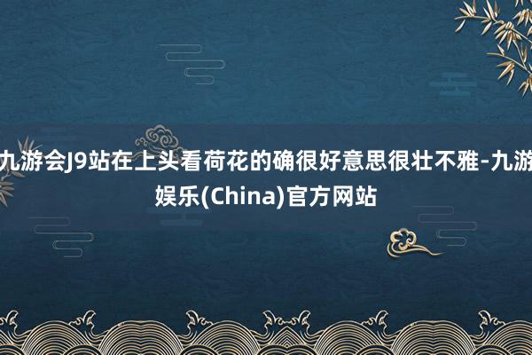 九游会J9站在上头看荷花的确很好意思很壮不雅-九游娱乐(China)官方网站